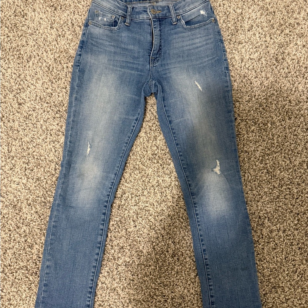 Lucky Brand Medium Blue Skinny Jeans